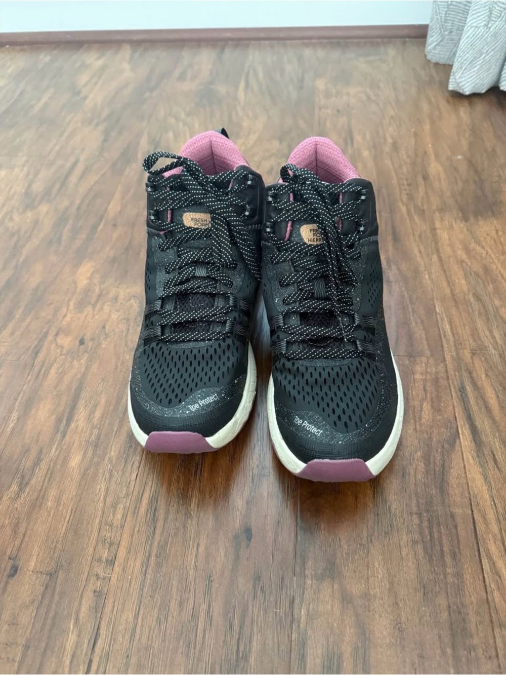 New Balance Black and Pink Women's Athletic Sneakers
